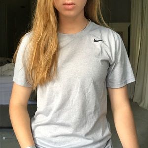 Light Gray Nike Drifit Shirt | Poshmark
